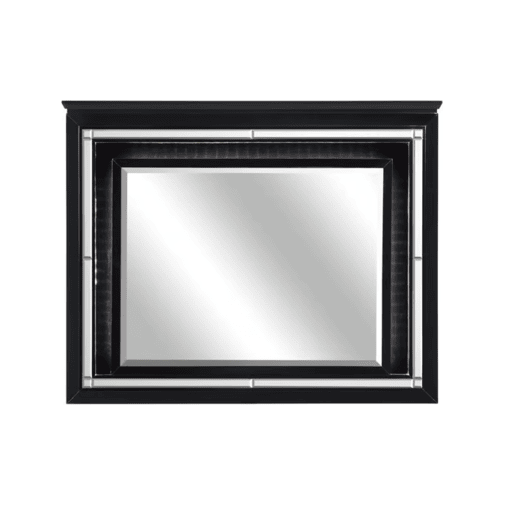 Home Elegance Allura Black LED Lighting Mirror