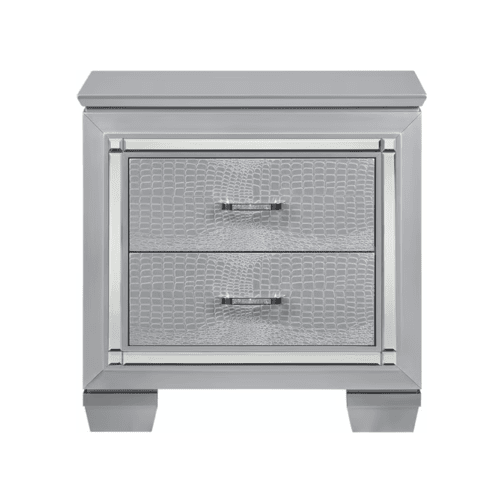 Home Elegance Allura Gold Silver Champagne LED Lighting Night Stand