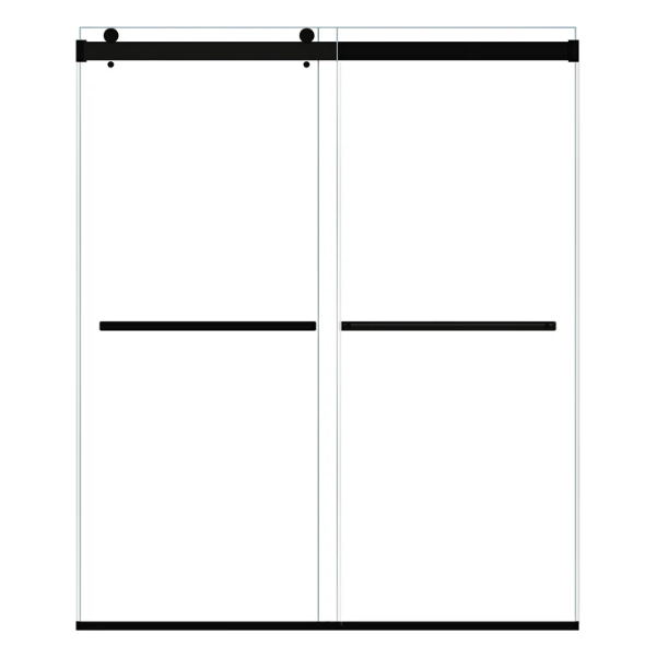 DreamLine Mirage-X 55 - 59 inch W x 71 inch H Frameless Sliding Shower Door