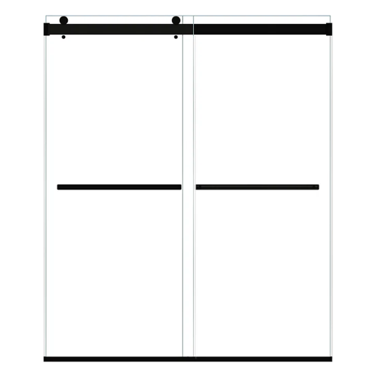 DreamLine Mirage-X 55 - 59 inch W x 71 inch H Frameless Sliding Shower Door
