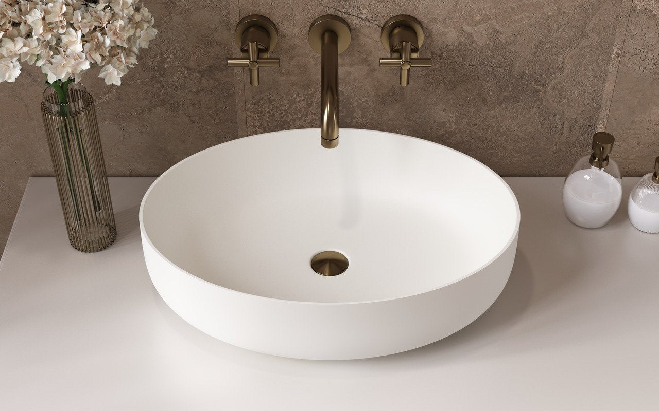Deep Tranquility Vessel Bathroom Sink – Modern Above-Counter Statement Sink