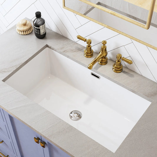 Undermount Bathroom Sink – Clean, Seamless Countertop Design